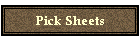 Pick Sheets